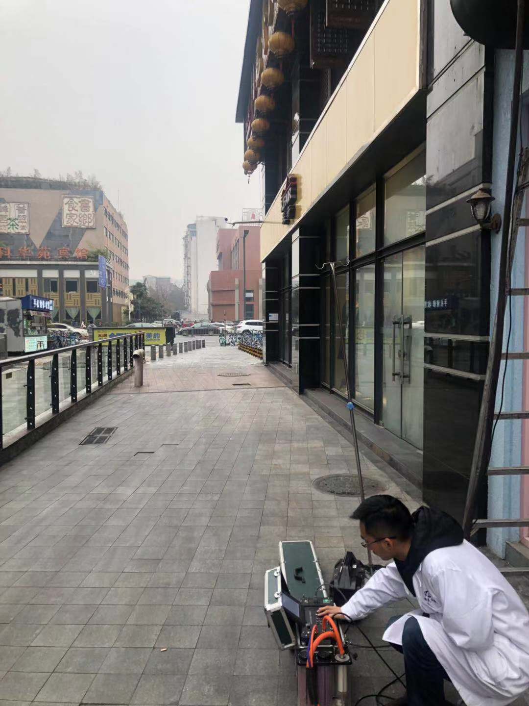 成都某餐飲店油煙檢測